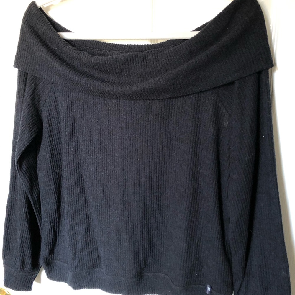 Abercrombie and Fitch Off the shoulder black top